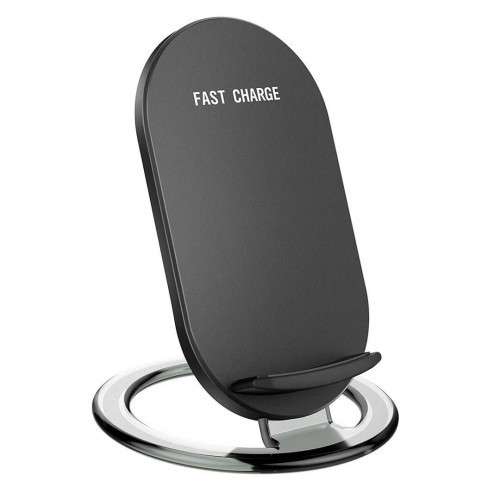 Tuff-Luv  A3_66  Wireless Qi Turbo 5V-2A / 9V-1.6A 10W Stand Charger - Black - Tuff-Luv