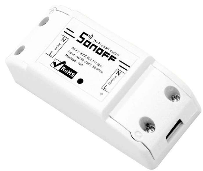 Sonoff Basic R2 WiFi Smart Switch (compatible with Google Home/Alexa)