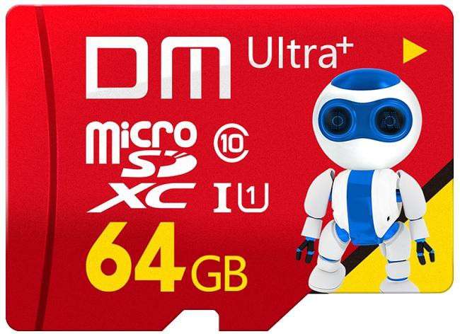 DM 64GB Micro SD Class 10 Secure Digital Card