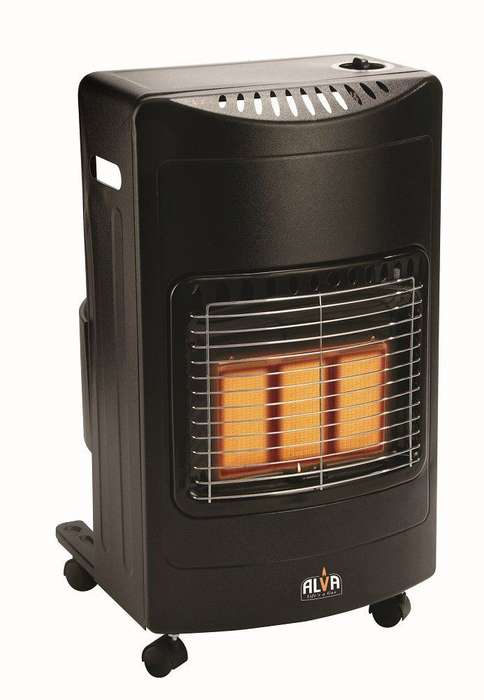 Alva 3 Panel Infrared Gas Heater (Large) - Uses 9kg Gas Cylinder (Cylinder Not Included) Retail Box