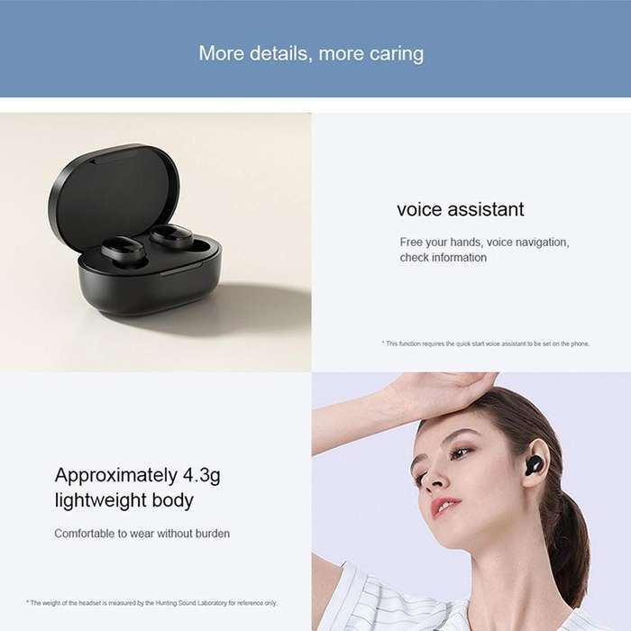 XIAOMI Mi True Wireless Earbuds Basic 2S Gaming (Airdot version 2) - with DSP noise cancellation