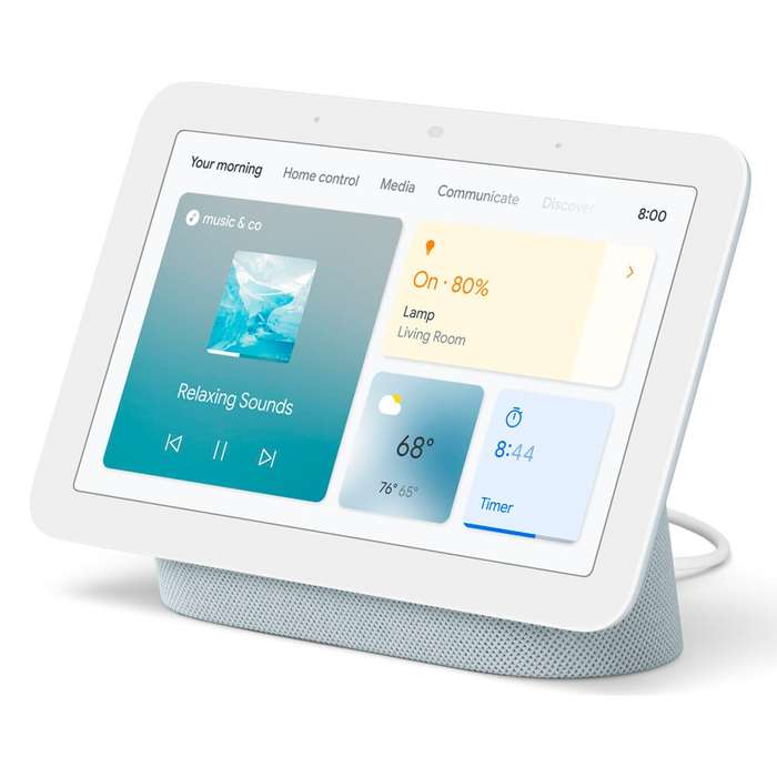 Google Nest Hub Gen 2 - Google Assistant / 3 Far-Field Microphones / Wi-Fi / Bluetooth