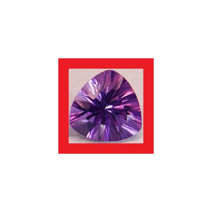 Amethyst [Uruguay] - Faceted Triangle Shape - 2.48cts