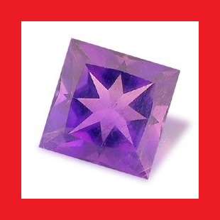 AMETHYST - VIVID VIOLET SQUARE CUT - 1.67cts