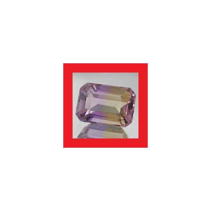 Ametrine [Bolivia] - Faceted Rectangle Shape - 3.93cts