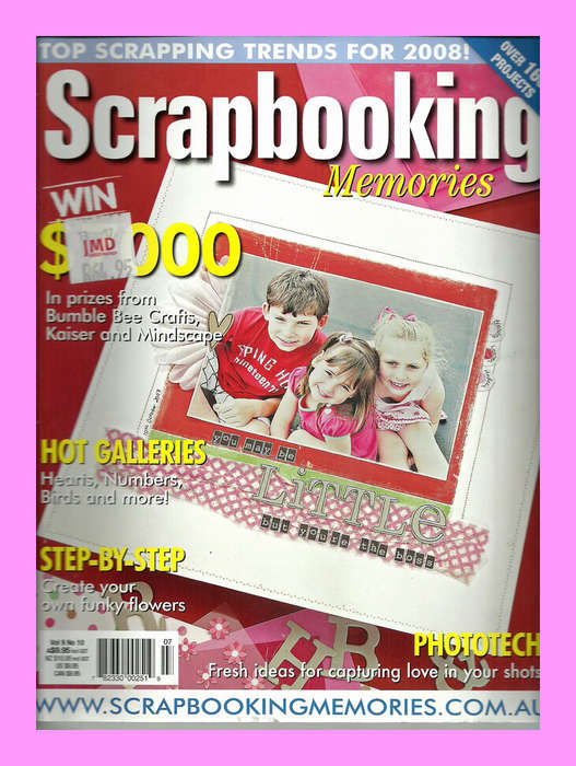 MAGAZINE  -  SCRAPBOOKING MEMORIES VOL 9 NO 10  [CONDITION VERY GOOD]