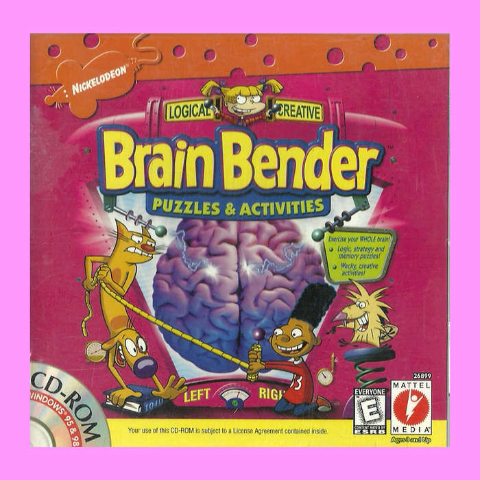 PC CD ROM - NICKELODEON - BRAIN BENDER