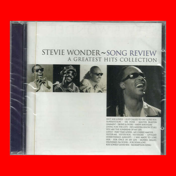 MUSIC CD - STEVIE WONDER SONG REVIEW - A GREATEST HITS COLLECTION [SEALED]