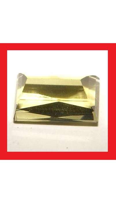 Citrine [Brazil] - Faceted Rectangle Shape - 9.53cts