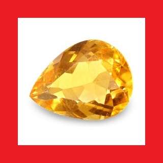 Madeira Citrine [Brazil] -  Faceted Pear Shape - 3.435cts