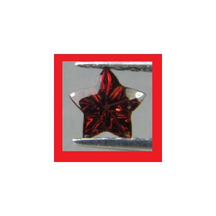 Cubic Zirconium - Faceted Star Shape - 1.60cts