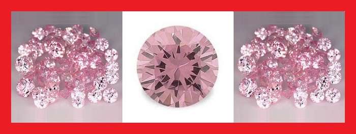 CUBIC ZIRCONIUM -  PINK ROUND FACET - 7.63cts