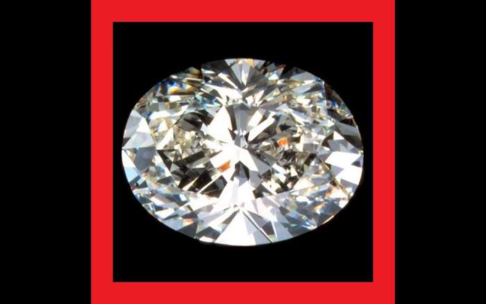 CUBIC ZIRCONIUM - AAA DIAMOND WHITE OVAL SHAPE - 2.88cts
