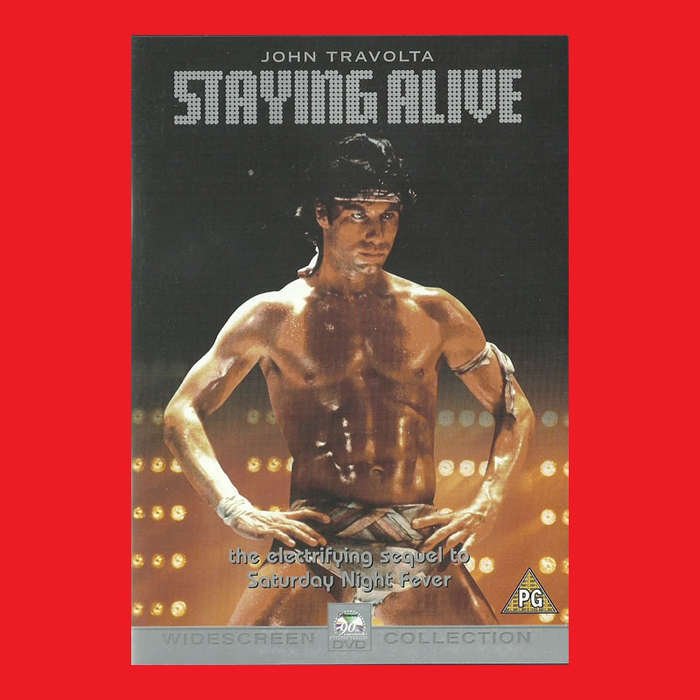 SALE! EXTREMELY RARE DVD - STAYING ALIVE  -  REGION 2 EDITION