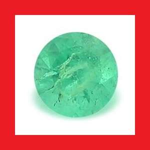 EMERALD [Zambia] - FINE GREEN ROUND DIAMOND CUT - 0.07cts