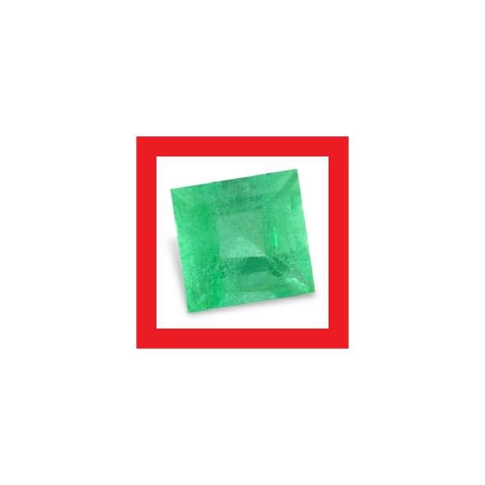EMERALD [Africa] - NICE GREEN SQUARE FACET - 0.08cts