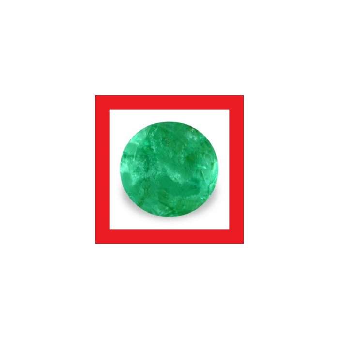 EMERALD [Brazil] - RICH GREEN ROUND CUT - 0.06cts