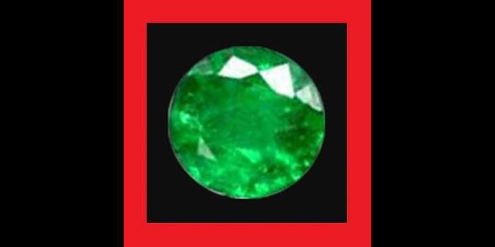 EMERALD - NICE GREEN ROUND FACET - 0.135cts