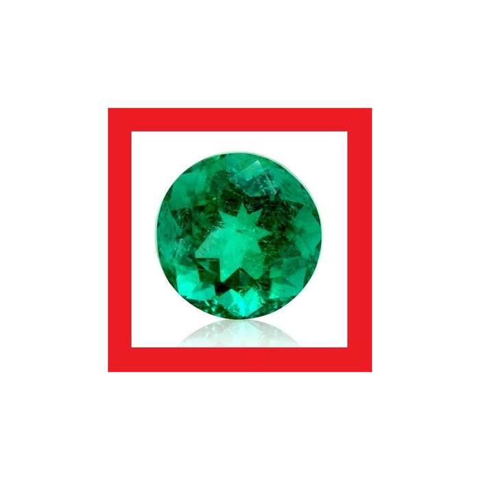 EMERALD [Africa] - Nice Green Round Shape - 0.18cts
