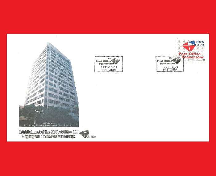 First Day Cover 1991/10/01