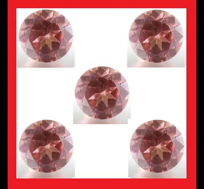 Imperial Garnet [Mozambique] - Faceted Round Shape - +/- 0.028cts