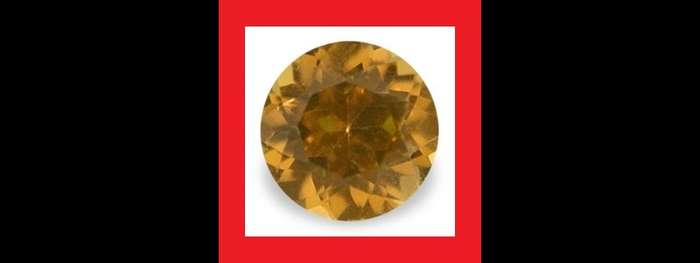 Garnet [Hessonite Africa] - Faceted Round Shape - 0.02cts