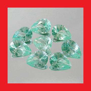 APATITE - Faceted Neon Green Pear Shape - 1.95cts