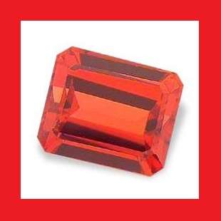 Sapphire [Created] - Faceted Rectangle Octagon Shape - 11.00cts