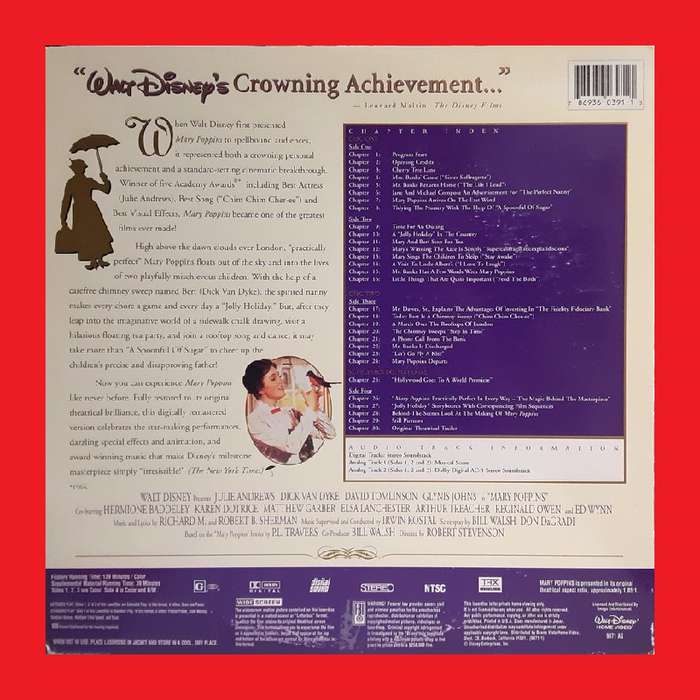 LaserDisc - Mary Poppins Limited Edition (1964)