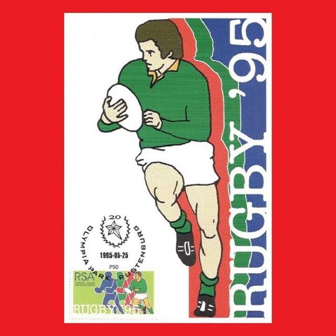 Rugby World Cup 1995 Postcard Olympia Park 1995/05/25