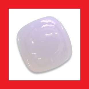 CHALCEDONY - Lavender Antique Cushion Shape Cabochon - 7.27cts