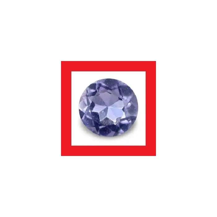 Iolite [Africa] - Faceted Round Shape - 0.105cts