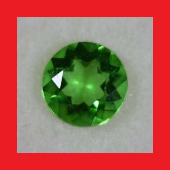 Moldavite [Europe] - Faceted Round Shape - 0.315cts