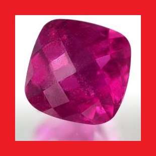 Tourmaline - Faceted Square Shape - 1.065cts