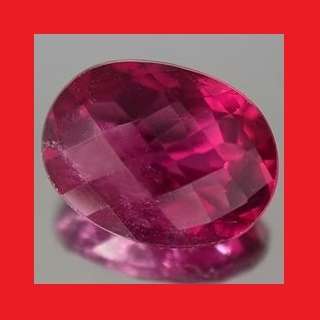 TOURMALINE - RICH PINK OVAL FACET - 1.89cts