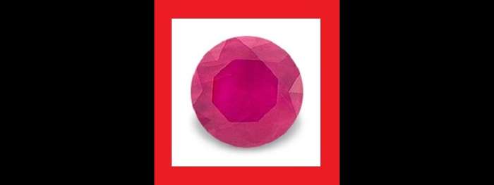 Ruby [Myanmar] - Faceted Round Shape - 0.44cts