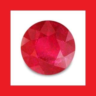 Ruby [Madagascar] - Faceted Round Shape - 0.375cts
