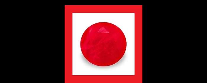 RUBY [Myanmar] - PIGEON BLOOD RED ROUND FACET - 0.115cts