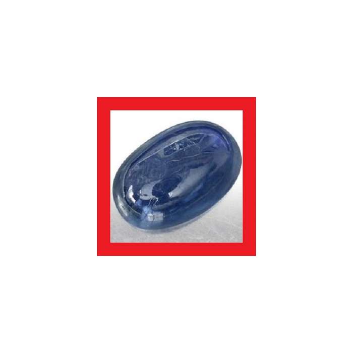 Sapphire (Natural Madagascar) - Royal Blue Oval Cabochon - 1.155cts