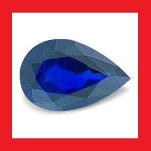 SAPPHIRE (NATURAL AFRICA) - DEEP BLUE PEAR FACET - 0.435cts