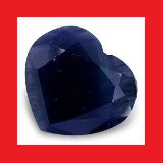 SAPPHIRE - MIDNIGHT BLUE HEART SHAPE - 4.44cts