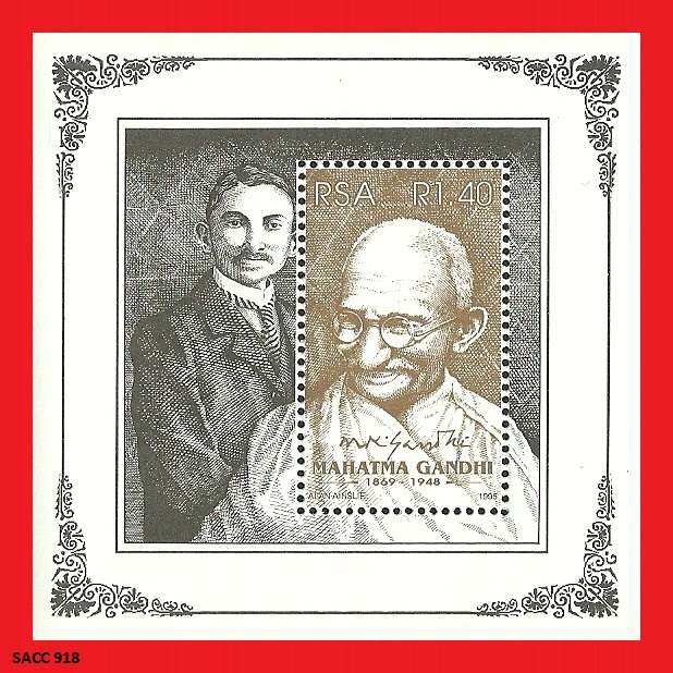 Gandhi Mini Sheet SACC 918 1995/10/02
