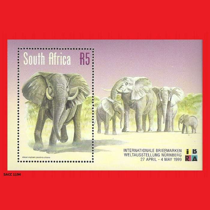 International World Stamp Exhibition Nuremburg SACC 1194 1999/04/27
