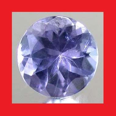 TANZANITE - VIOLET BLUE ROUND FACET - 0.49cts