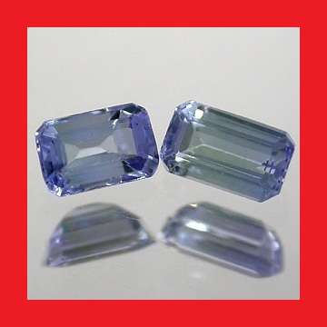 TANZANITE - VIOLET BLUE OCTAGON FACET - WEIGHT 0.31cts