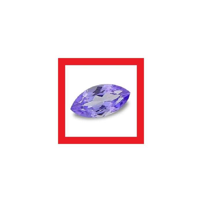 TANZANITE - VIOLET BLUE MARQUISE SHAPE FACET - 0.205cts