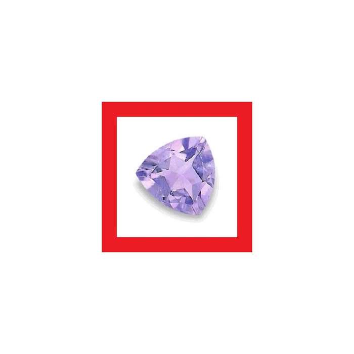 TANZANITE - VIBRANT VIOLET BLUE TRILLIANT FACET - 0.135cts