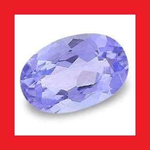 TANZANITE - BLUE PURPLE OVAL FACET - 0.525cts