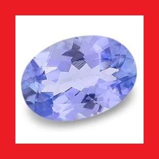 TANZANITE - TOP BLUE VIOLET OVAL FACET - 0.535cts