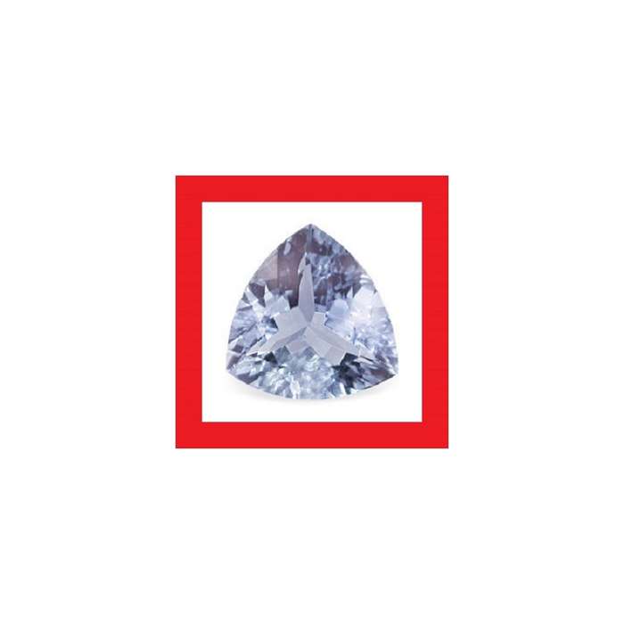 TANZANITE - VIBRANT LIGHT VIOLET BLUE TRILLIANT CUT - 0.05cts